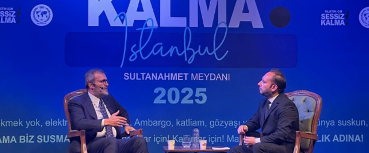 Mahir Ünal: “Filistin’e Sessiz Kalmak Zulmü Onaylamaktır”